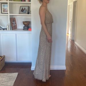 Adrianna Papell long blouson dress